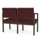 Lesro Lenox 2 Seat Tandem Seating W/ Arm, 43.5 in W 24.5 in L 32 in H LS2103 - alternate 3